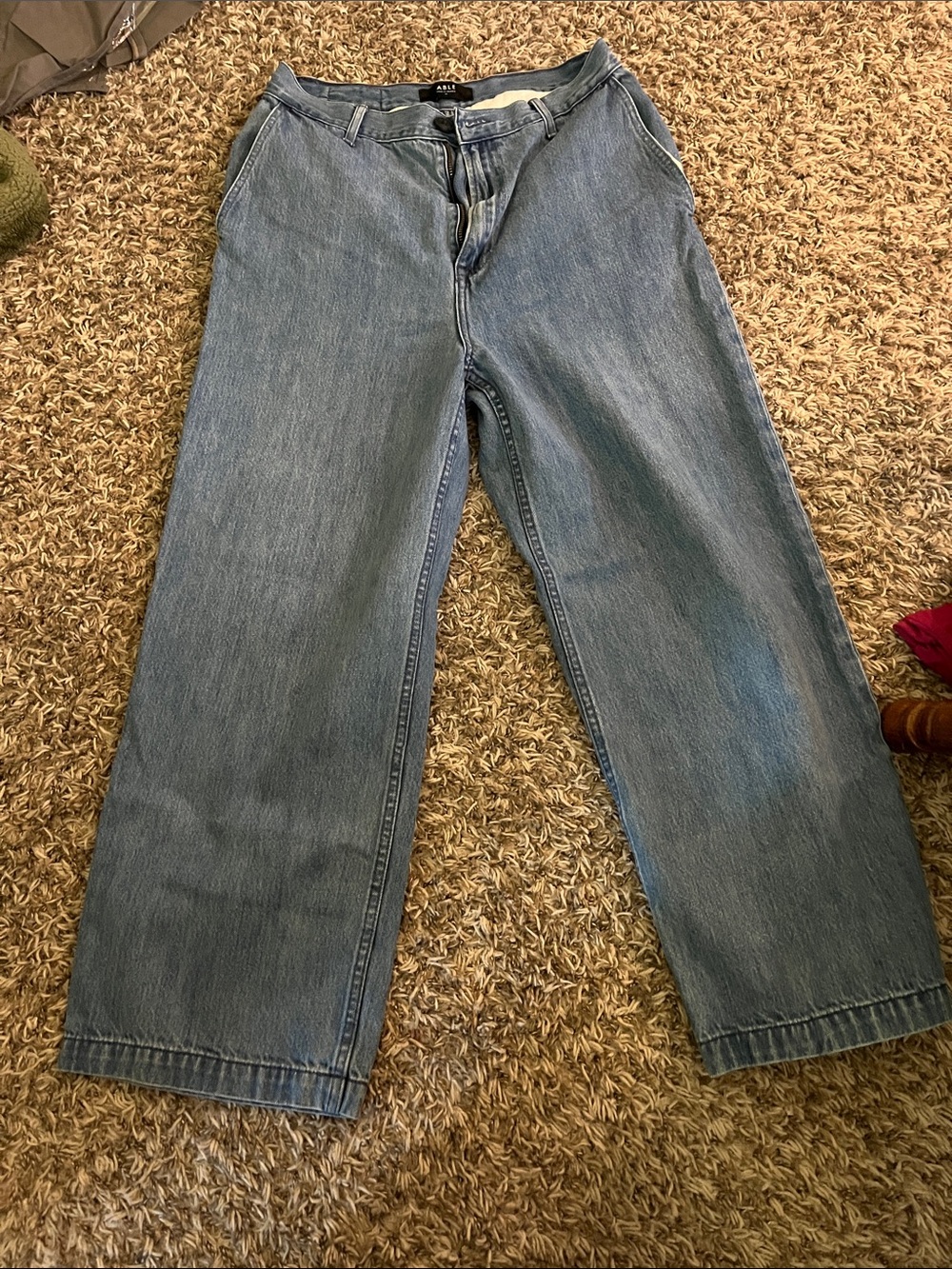 Able women’s Jean trousers in Light Blue Wash